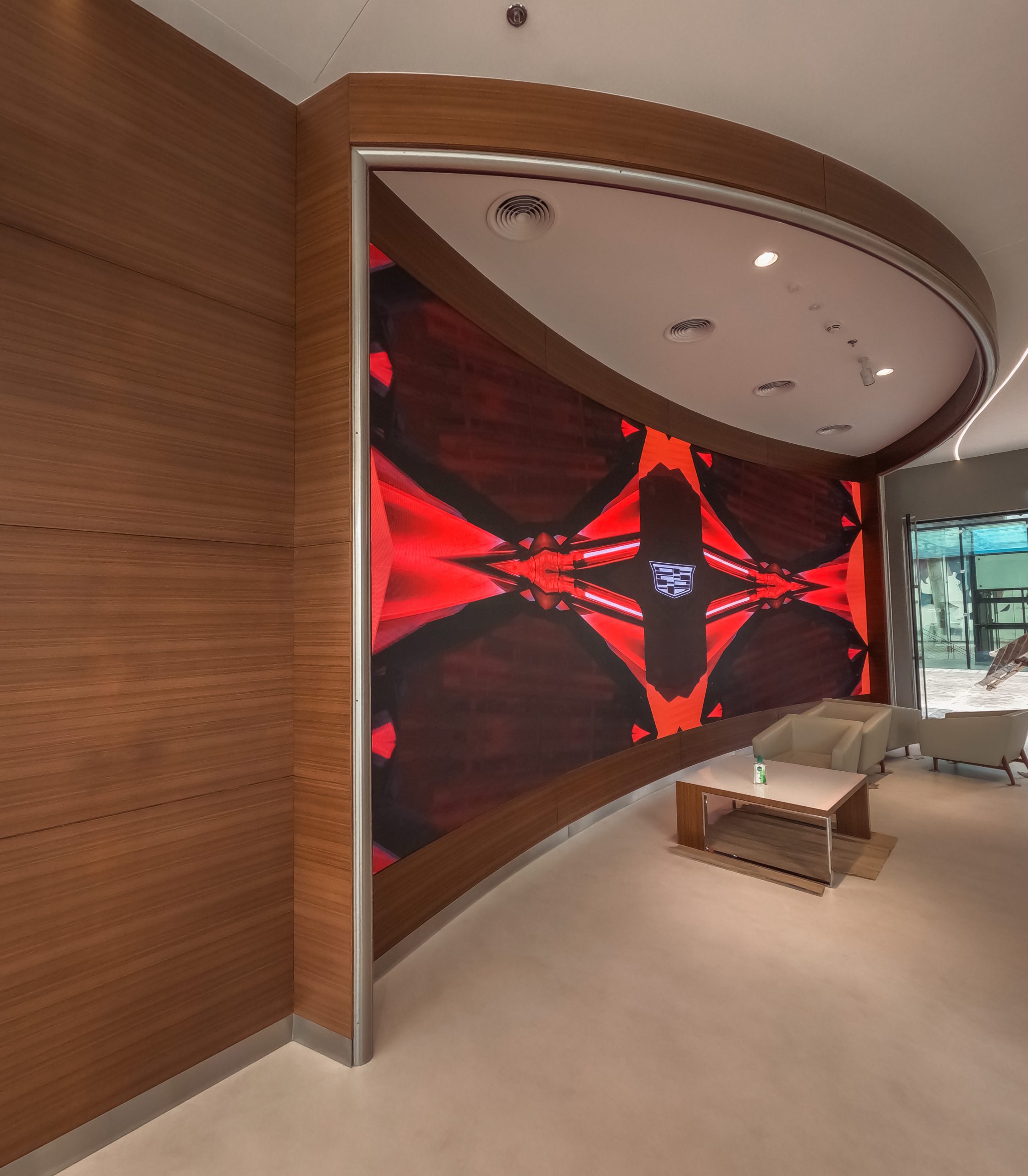 Cadillac showroom fit-out by Idyllic Interiors