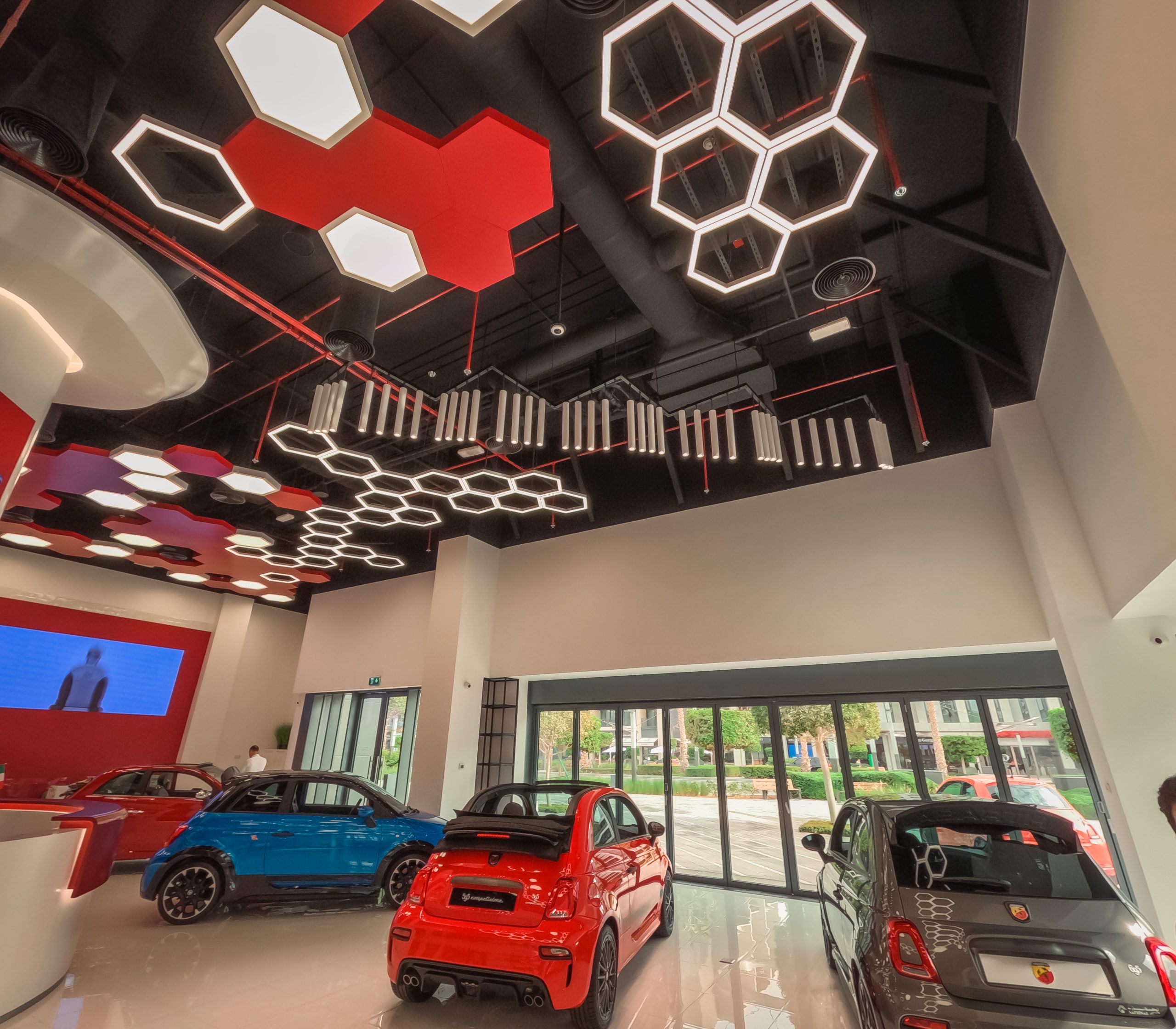 Fiat and Abarth showroom fit-out by Idyllic Interiors